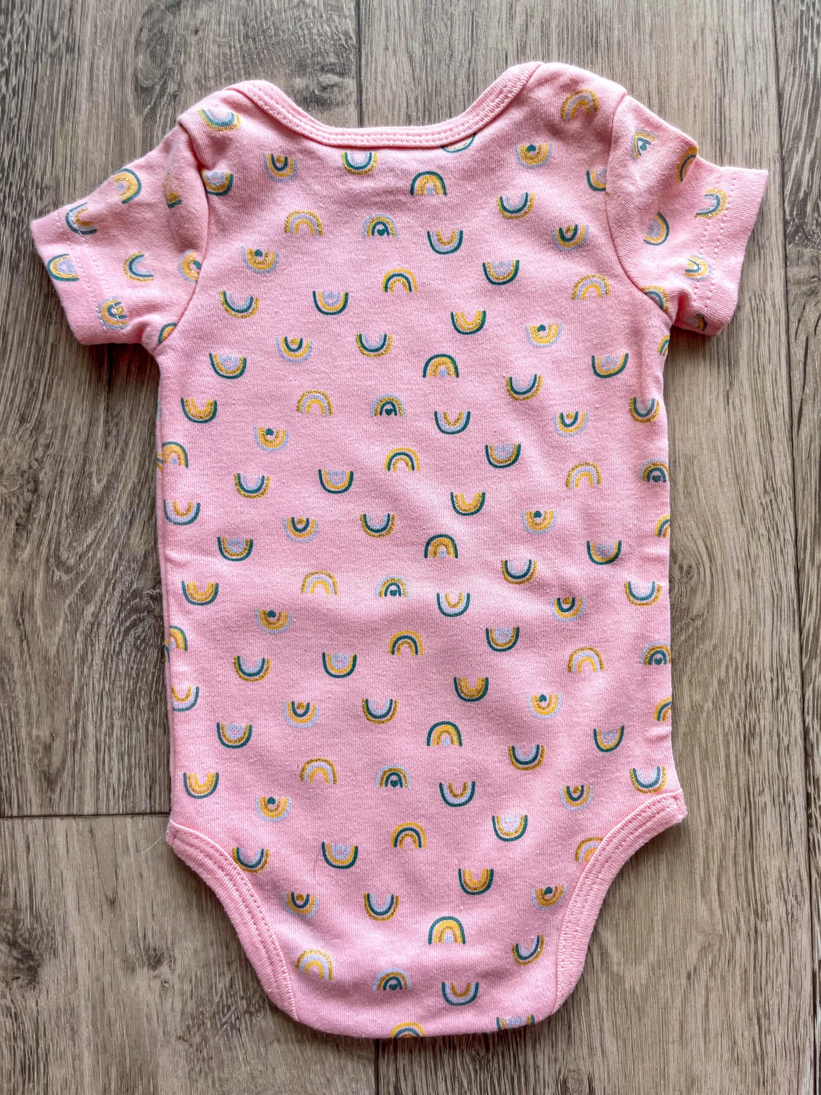 Lot of pink, grey and beige short-sleeved bodysuits size 3 months – photo 16